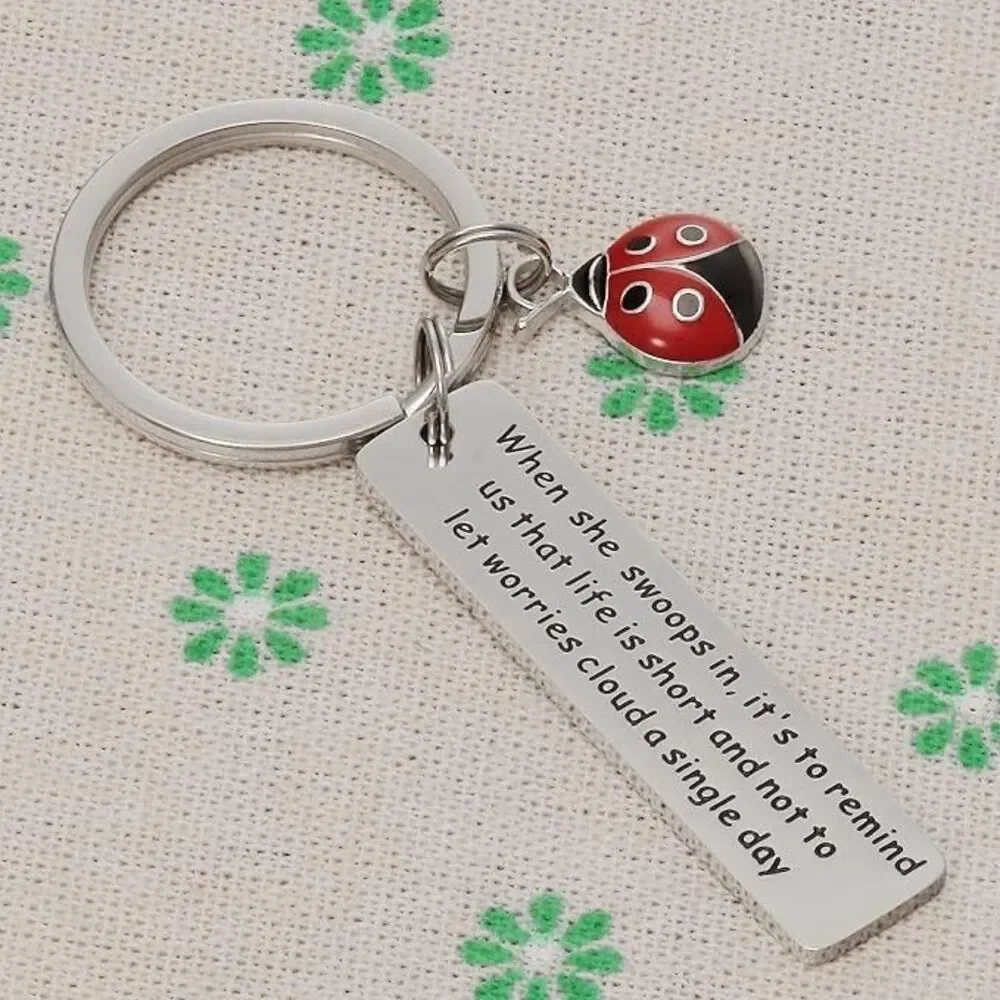 Ladybug Keychain Gifts for Women, 